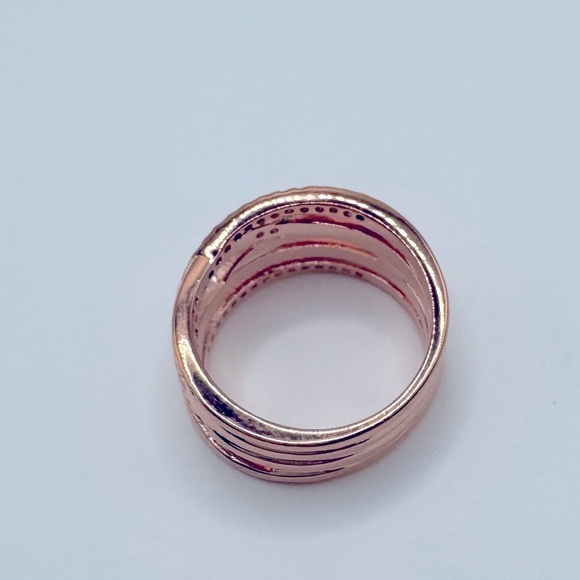 🆕Pandora Sparkling & Polished Lines Ring - Picture 8 of 10